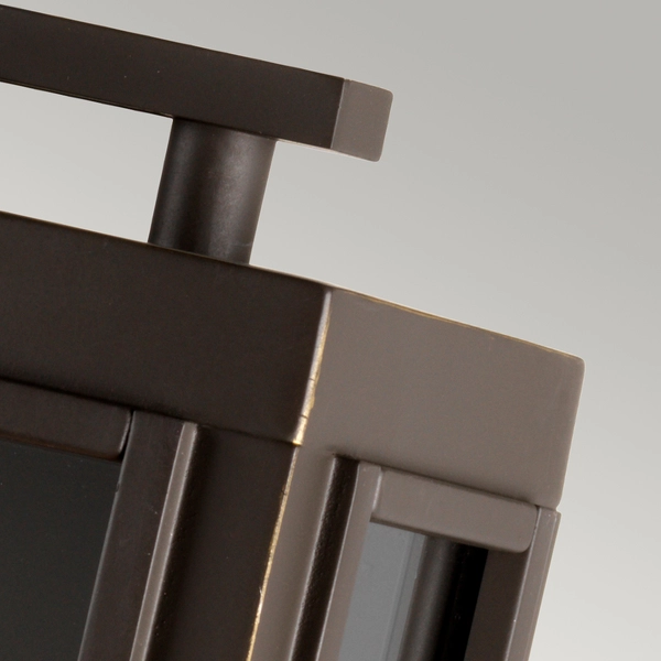 Naścienna latarnia QN-SUTCLIFFE-S-OZ metalowa miedziana