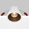 Wpuszczane oczko Alfa DL043-01-15W2.7K-RD-WB-DE LED 15W 2700K białe czarne