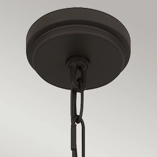 Nowoczesna wisząca lampa Brecken QZ-BRECKEN-2P-OZ-OPAL czarna biała