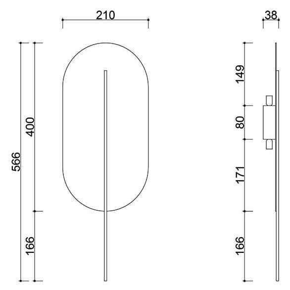 Ścienna lampa do jadalni Rokke RKK210100 metalowa beżowa