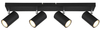 Lampa nasufitowa Robby 57911-4B kierunkowa czarna chrom