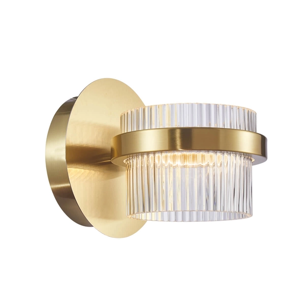 Kinkiet lampa ścienna Tiara WL-77362-9W-GD Italux LED 9W 3000K złota