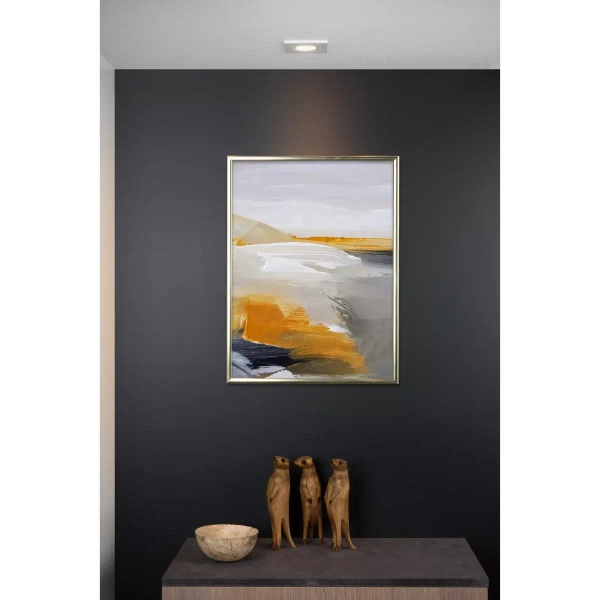 Sufitowe oczkoTUBE 22955/01/31 Lucide do salonu metalowe białe