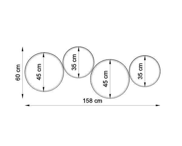 Plafon LAMPA sufitowa SL.0124 natynkowa OPRAWA okrągła czarna