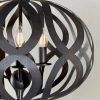 Metalowa wisząca lampa Sirolo 81750 na łańcuchu antyczna brązowa