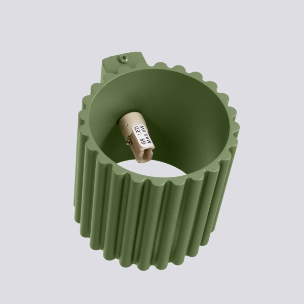 Oliwkowy kinkiet ścienny AURA SL.1796 tuba metalowa 1xG9