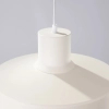 Lampa wisząca BILO SL.1704 beżowa owalna metalowa 1xE27