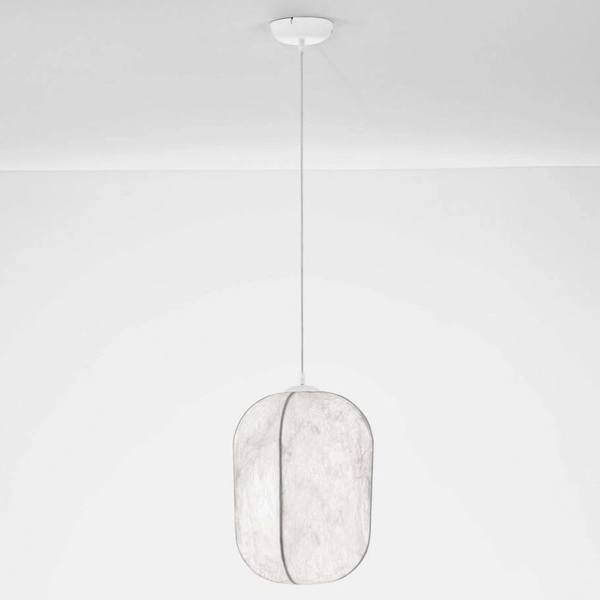 Lampa wisząca do jadalni MAPIRI LE44746 owalna nad stół biała