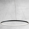 Czarna lampa wisząca Agari LED 51W 4000K pierścień do kuchni
