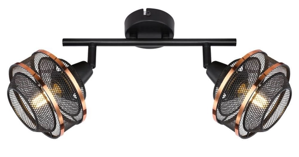 Sufitowa lampa regulowana Bellona 54020-2 czarna złota