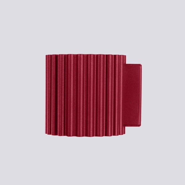 Lampa ścienna AURA SL.1821 ryflowana burgundowa G9