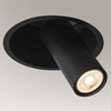 Industrialna LAMPA sufitowa YAKUMO 7806 Shilo okrągła OPRAWA metalowa WPUST regulowana tuba czarna
