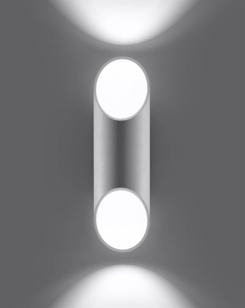 Kinkiet LAMPA ścienna SL.0108 metalowa OPRAWA tuba biała