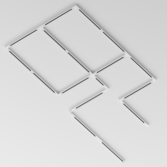 Metalowa szyna do systemu 3-fazowegoTrinity TRX005-311W Maytoni 1m biała