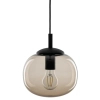 Sypialniana lampa wisząca VIBE 5826 kulista czarny bursztynowy