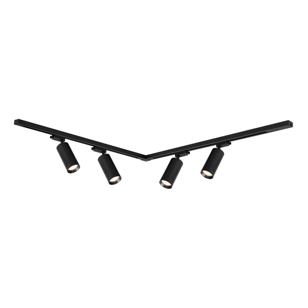 Lampa sufitowa do systemu szynowego 1-faz MICA ML1150 metalowa czarna