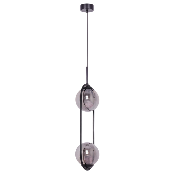 Lampa jadalniana wisząca Davos K-5111 Kaja ball grafitowa czarna
