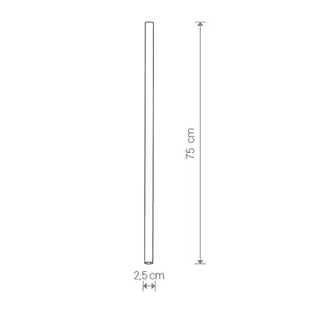 Sufitowy długi klosz Cameleon Laser 10252 Nowodvorski złoty