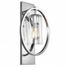 LAMPA ścienna MARLENA  FE-MARLENA1-CH Elstead FEISS metalowa OPRAWA kinkiet industrialny chrom polerowany