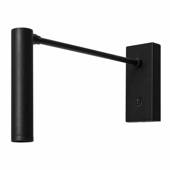 Ledowa lampa ścienna Roll 50928102 Kaspa 4,2W 3000K regulowana czarna