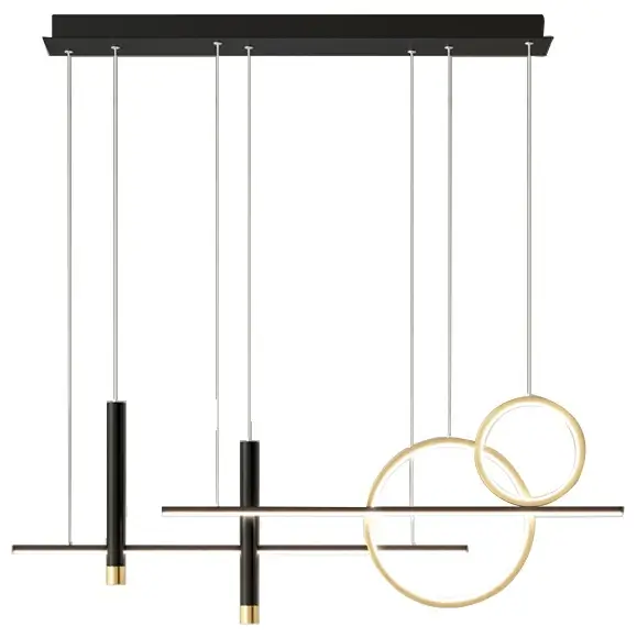 Lampa wisząca Forma CGFORMA390 LED 30W 3000-6000K do salonu złoty czarny