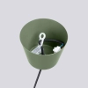 Oliwkowa lampa wisząca BILO SL.1705 owalna 1xE27 nad wyspę