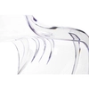 Designerskie krzesło salonowe Hover KH010100212 z tworzywa przezroczyste