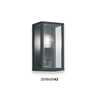 Antracytowa klatka ścienna KORIEL DL142201860 zewnętrzna lampa loft