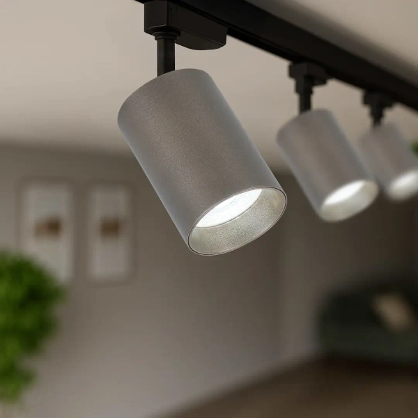 Industrialna lampa do szyn 3-obwodowych Pipe ML2335 tubka brązowy