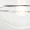 Kulista lampa sufitowa QN-SOMERSET-F-C-BN szklana nikiel