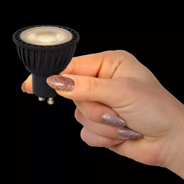 Reflektorek żarówka LED 49009/05/30 Lucide GU10 5W 2200K 320lm czarna