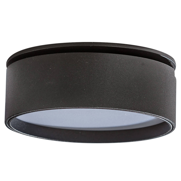 Wpuszczana lampa Mona LED 18W 3000K do zabudowy czarna