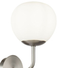 Kinkiet LAMPA ścienna ERICH MOD221-WL-01-N Maytoni modernistyczna OPRAWA szklana kula nikiel