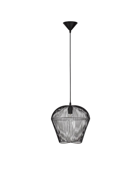 Wisząca lampa industrialna LE42929 do sypialni czarna