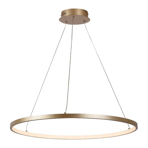 Wiszący żyrandol ledowy Beliza 72347 LED 55W 3000K pierścień złoty