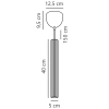 Metalowa lampa wisząca Vico 2412103003 do salonu czarna