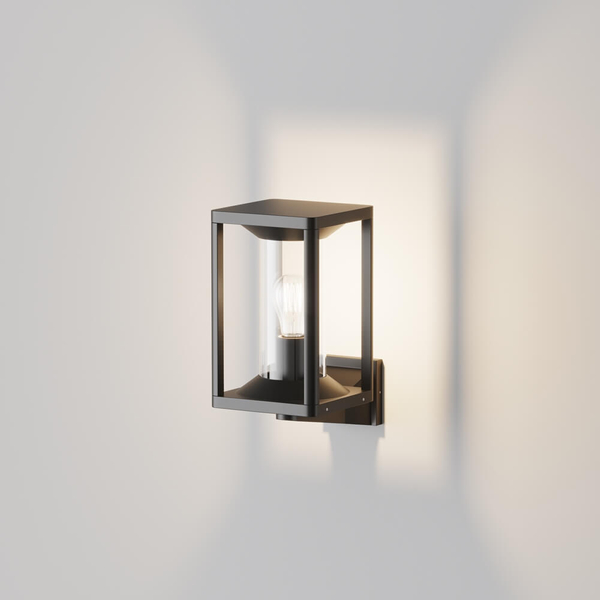 Kwadratowa lampa elewacyjna Cell O452WL-01GF Maytoni IP65 grafitowy