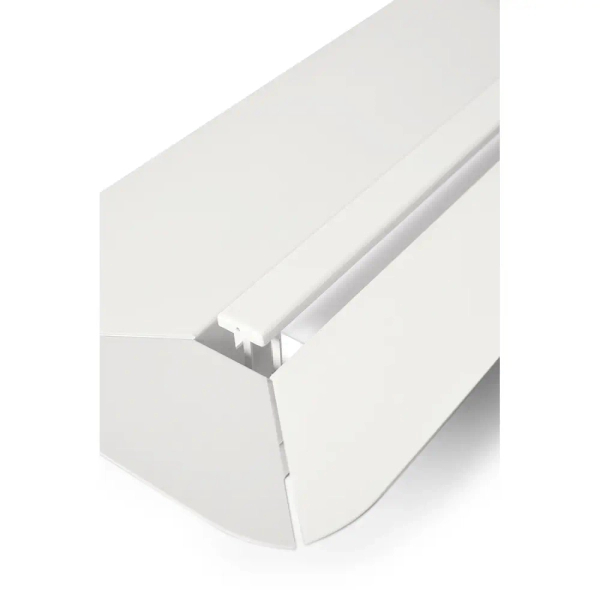 Ledowy kinkiet ścienny Yottsu YWB610002 LED 17W 3000K prostokątny biały