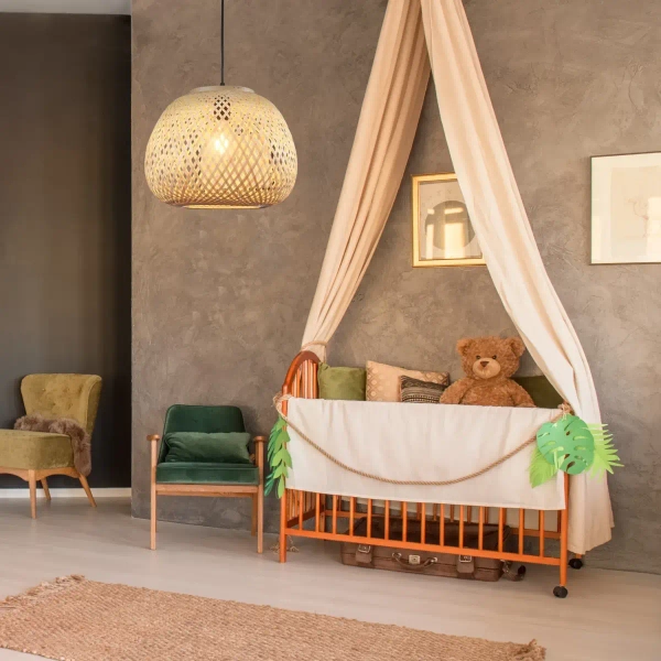 Lampa wisząca ekologiczna Zanzibar 329196 do kuchni boho beżowa