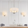 Lampa ścienna z abażurem hampton ecru nikiel Nixon OUTLET