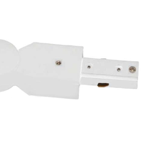 Elastyczny ŁĄCZNIK szynoprzewodu LR/BI Orlicki Design do 1-fazowej szyny natynkowej 230V biały