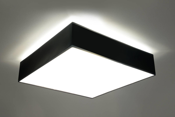 Plafon LAMPA sufitowa SL.0139 kwadratowa OPRAWA natynkowa czarna