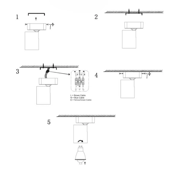 Spot LAMPA sufitowa SNOW LP-731/1W WH Light Prestige regulowana OPRAWA reflektorek metalowa tuba biała
