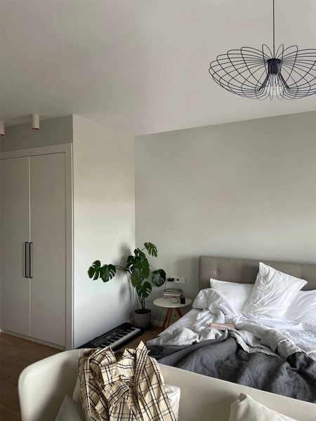 Wisząca lampa Tizi K-3409 industrialny druciak czarny