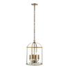 Lampa wisząca Lambeth 69455 Endon szklana kopuła antyczny mosiądz