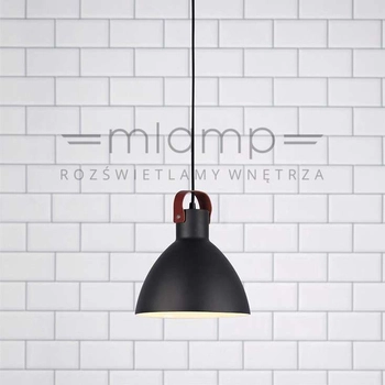 LAMPA wisząca EAGLE 106552 Markslojd metalowa OPRAWA zwis kopuła czarna