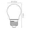 Żarówka klasyczna LED 49021/04/67 E27 4W 2700K 280lm szklana przydymiona