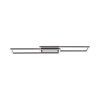 Sufitowa lampa Asmin prostokąty ramki LED 45W 3000K aluminium stal