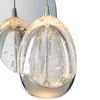 Kinkiet LAMPA ścienna HUELTO WL-22112132-1A-CR Italux kulista OPRAWA szklana LED 4,8W 3000K jajko chrom