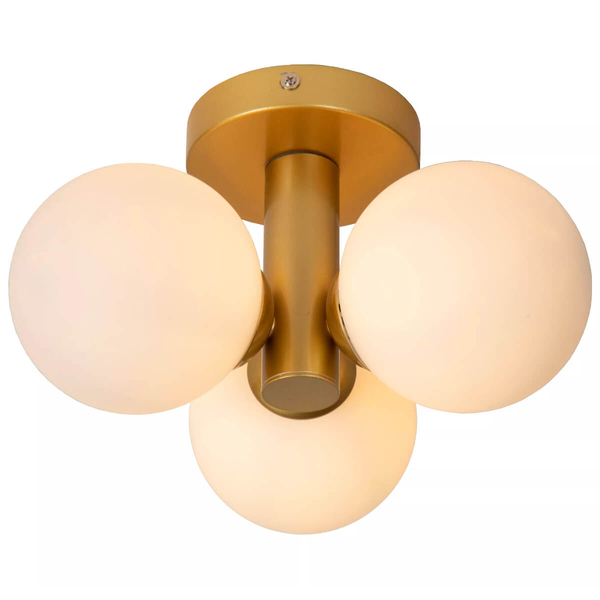 Sufitowa lampa modernistyczna Trudy złota szklane kule
